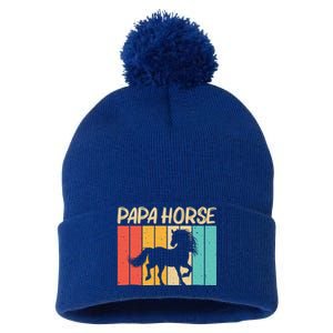 Cool Horse Design Horseback Riding Horse Lover Gift Pom Pom 12in Knit Beanie