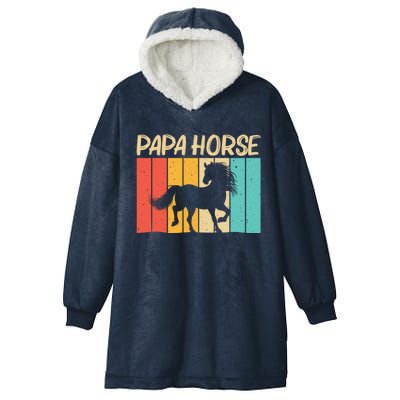 Cool Horse Design Horseback Riding Horse Lover Gift Hooded Wearable Blanket