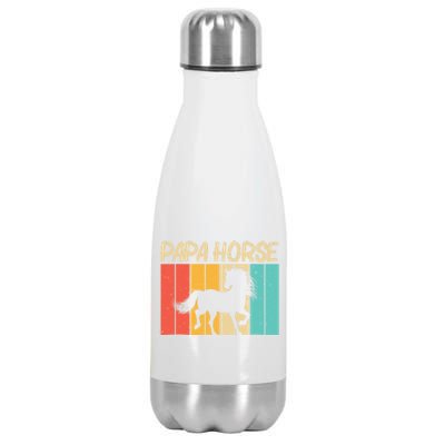 Cool Horse Design Horseback Riding Horse Lover Gift Stainless Steel Insulated Water Bottle