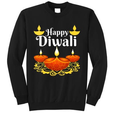 Cool Happy Diwali Festival Of Light Diva Lanterns Sweatshirt