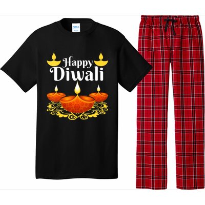 Cool Happy Diwali Festival Of Light Diva Lanterns Pajama Set