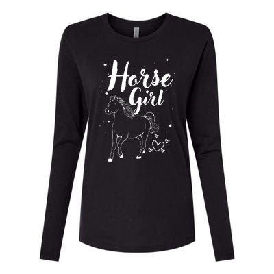 Cool Horse  Design For  Horse Lover Equestrian Womens Cotton Relaxed Long Sleeve T-Shirt