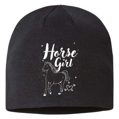 Cool Horse  Design For  Horse Lover Equestrian Sustainable Beanie