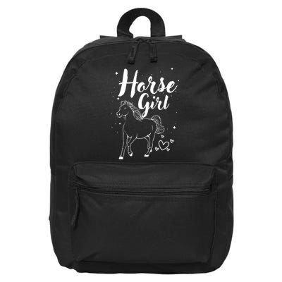 Cool Horse  Design For  Horse Lover Equestrian 16 in Basic Backpack