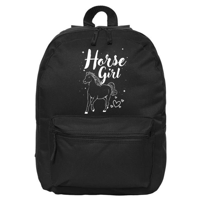 Cool Horse  Design For  Horse Lover Equestrian 16 in Basic Backpack