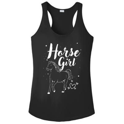 Cool Horse  Design For  Horse Lover Equestrian Ladies PosiCharge Competitor Racerback Tank