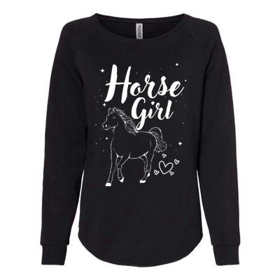 Cool Horse  Design For  Horse Lover Equestrian Womens California Wash Sweatshirt