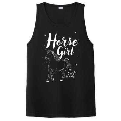 Cool Horse  Design For  Horse Lover Equestrian PosiCharge Competitor Tank