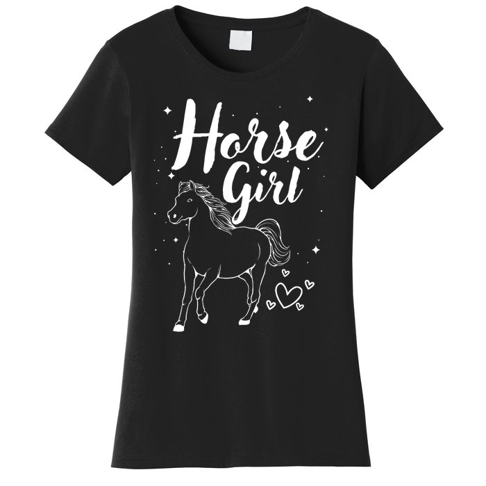 Cool Horse  Design For  Horse Lover Equestrian Women's T-Shirt