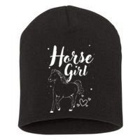 Cool Horse  Design For  Horse Lover Equestrian Short Acrylic Beanie