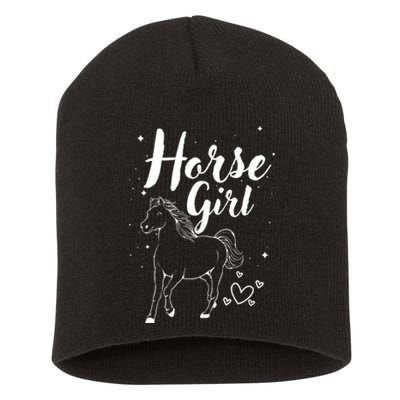 Cool Horse  Design For  Horse Lover Equestrian Short Acrylic Beanie