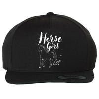 Cool Horse  Design For  Horse Lover Equestrian Wool Snapback Cap