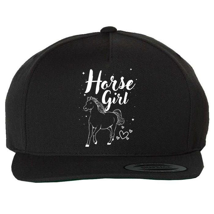 Cool Horse  Design For  Horse Lover Equestrian Wool Snapback Cap