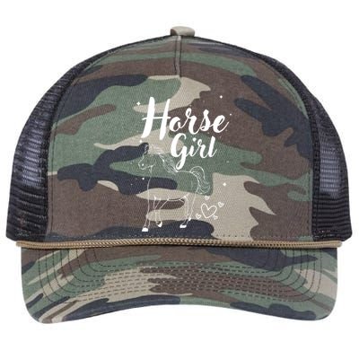 Cool Horse  Design For  Horse Lover Equestrian Retro Rope Trucker Hat Cap