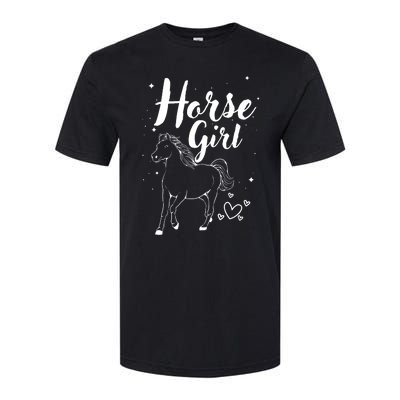 Cool Horse  Design For  Horse Lover Equestrian Softstyle CVC T-Shirt