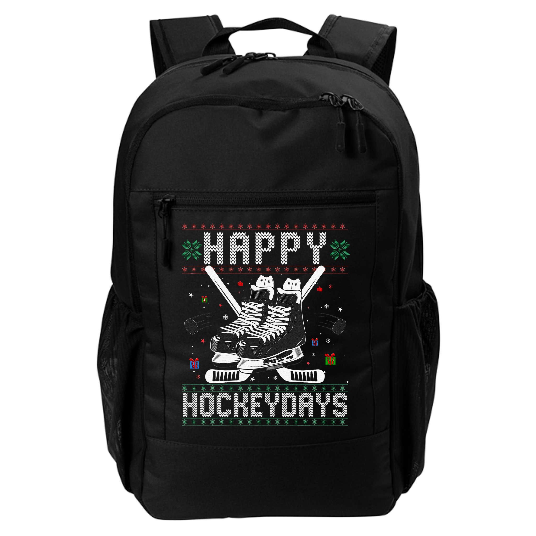 Christmas Hockey Day Sports Outfit Backpack