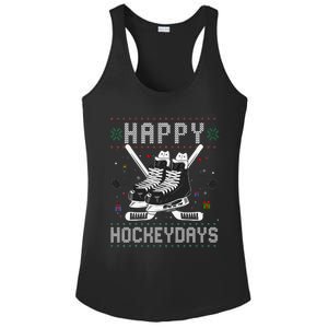 Christmas Hockey Day Sports Outfit Ladies PosiCharge Competitor Racerback Tank