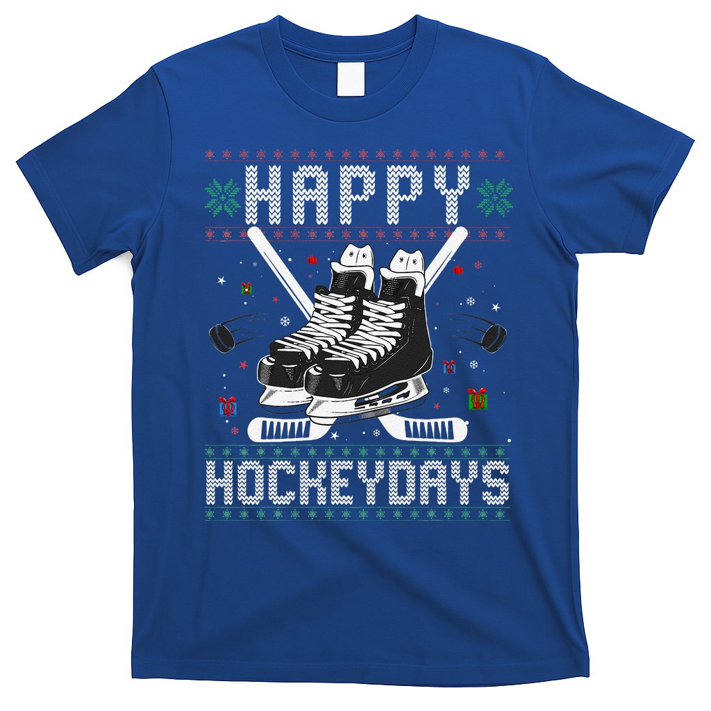 Christmas Hockey Day Sports Outfit T-Shirt