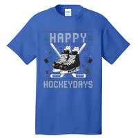 Christmas Hockey Day Sports Outfit Tall T-Shirt