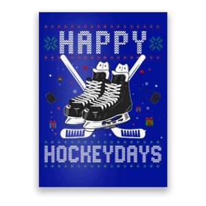 Christmas Hockey Day Sports Outfit Poster