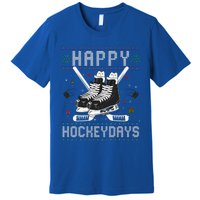 Christmas Hockey Day Sports Outfit Premium T-Shirt