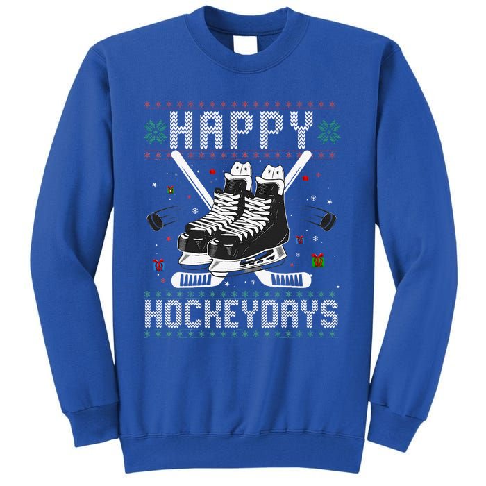 Christmas Hockey Day Sports Outfit Tall Sweatshirt