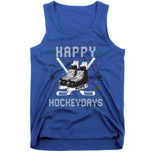 Christmas Hockey Day Sports Outfit Tank Top