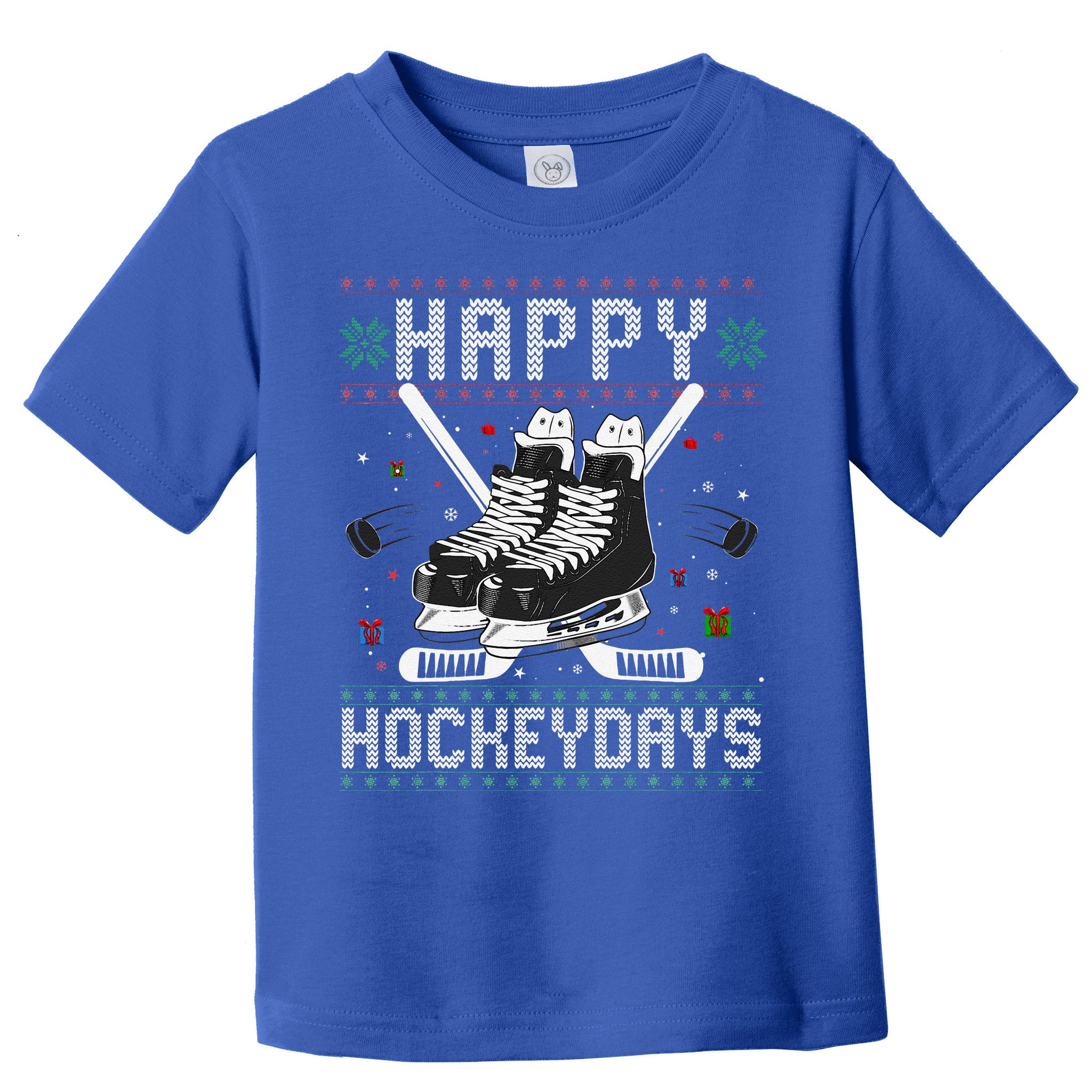 Christmas Hockey Day Sports Outfit Toddler T-Shirt