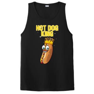 Cute Hot Dog Design For Women Food Hot Dog Lovers PosiCharge Competitor Tank