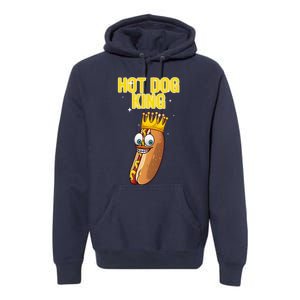 Cute Hot Dog Design For Women Food Hot Dog Lovers Premium Hoodie