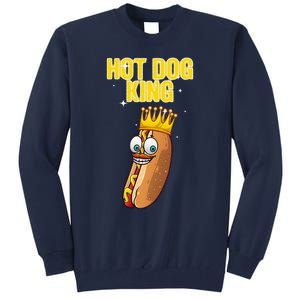 Cute Hot Dog Design For Women Food Hot Dog Lovers Tall Sweatshirt