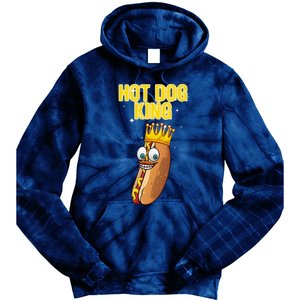 Cute Hot Dog Design For Women Food Hot Dog Lovers Tie Dye Hoodie