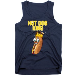 Cute Hot Dog Design For Women Food Hot Dog Lovers Tank Top