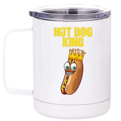 Cute Hot Dog Design For Women Food Hot Dog Lovers 12 oz Stainless Steel Tumbler Cup