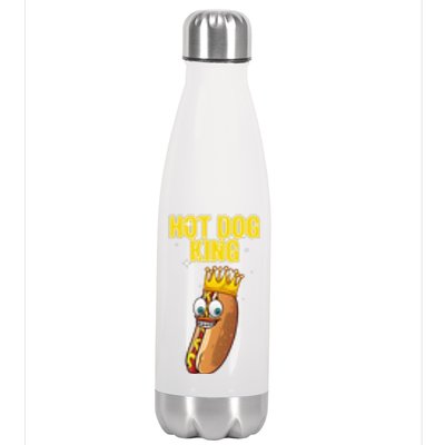 Cute Hot Dog Design For Women Food Hot Dog Lovers Stainless Steel Insulated Water Bottle