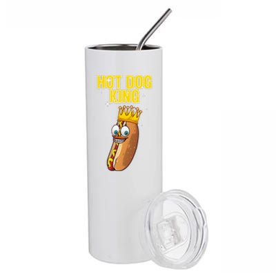 Cute Hot Dog Design For Women Food Hot Dog Lovers Stainless Steel Tumbler