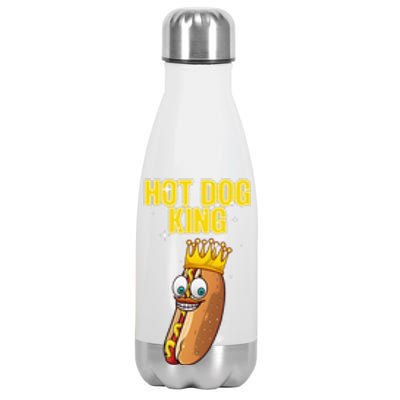 Cute Hot Dog Design For Women Food Hot Dog Lovers Stainless Steel Insulated Water Bottle