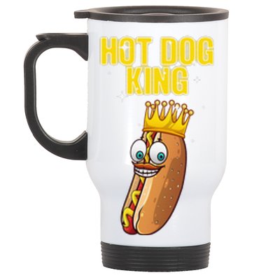 Cute Hot Dog Design For Women Food Hot Dog Lovers Stainless Steel Travel Mug