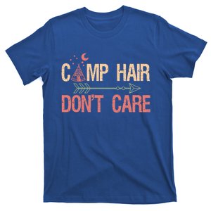 Camp Hair Dont Care Camping Camper Gift T-Shirt