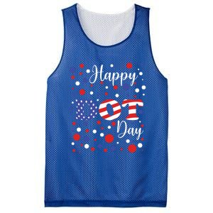 Colorful Happy Dot Day Groovy Dot Gift Mesh Reversible Basketball Jersey Tank