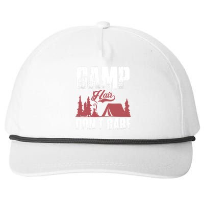 Camp Hair Dont Care Snapback Five-Panel Rope Hat