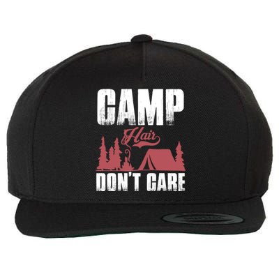 Camp Hair Dont Care Wool Snapback Cap