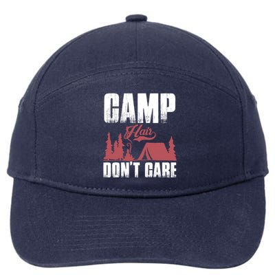 Camp Hair Dont Care 7-Panel Snapback Hat