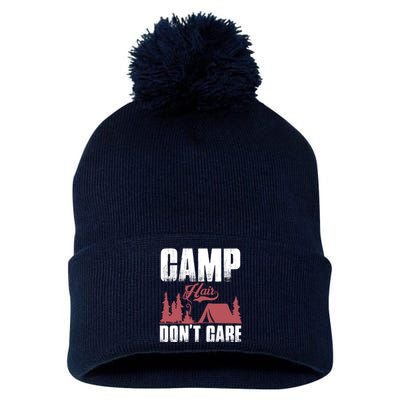 Camp Hair Dont Care Pom Pom 12in Knit Beanie