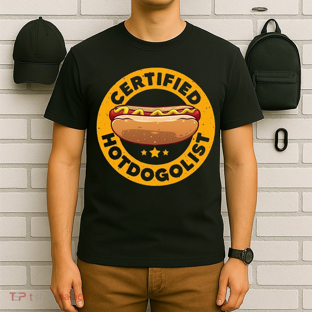 Cool Hot Dog Design Sausage Hot Dog Lover T-Shirt