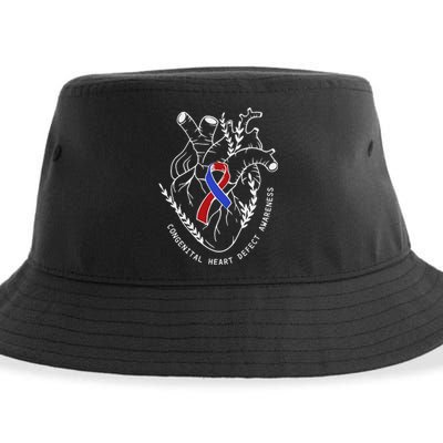 Congenital Heart Defects Awareness Heart Defect Support Sustainable Bucket Hat