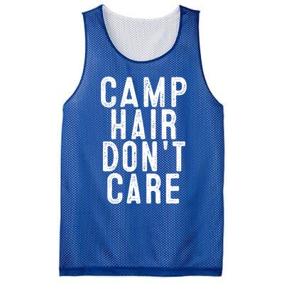 Camp Hair Dont Care Camping Gifgift And Cool Gift Mesh Reversible Basketball Jersey Tank