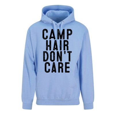 Camp Hair Dont Care Camping Gifgift And Cool Gift Unisex Surf Hoodie