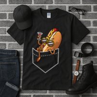 Cool Hot Dog Design For Women Dish Hot Dog Lovers Tall T-Shirt