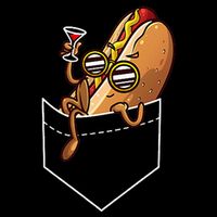 Cool Hot Dog Design For Women Dish Hot Dog Lovers Impact Tech Backpack